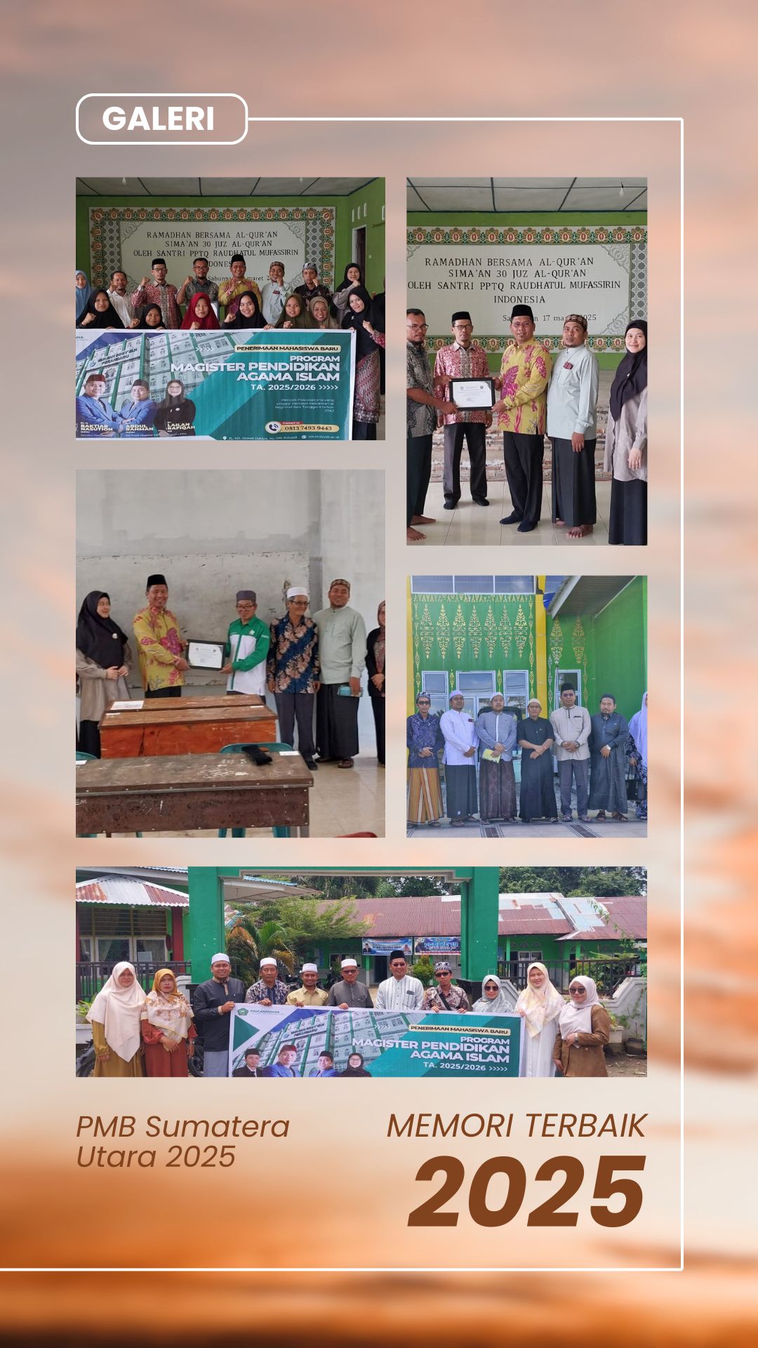 Tim Pascasarjana IAI Diniyyah Pekanbaru Gelar Sosialisasi Penerimaan Mahasiswa Baru di Sumatera Utara